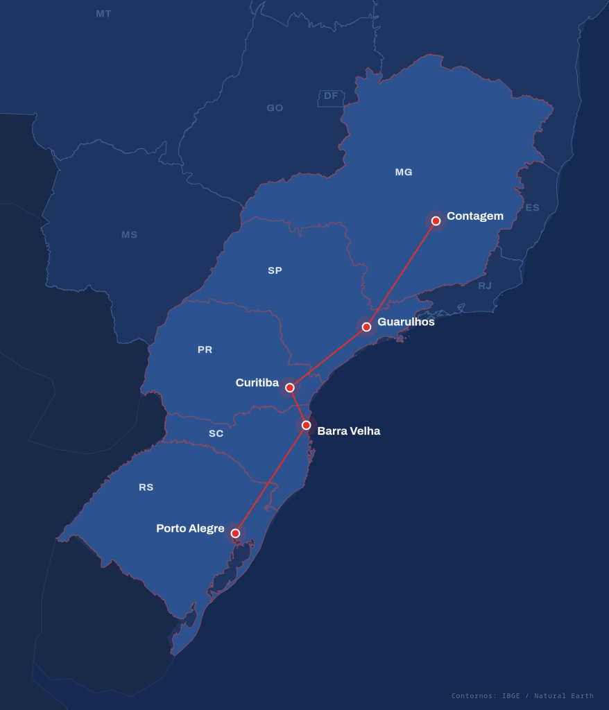 Mapa de cobertura Max Log